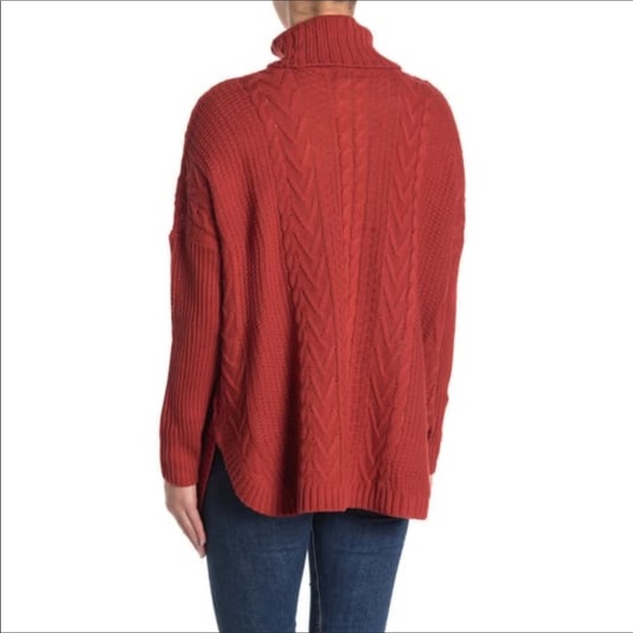 Joseph A. Turtleneck Cable Knit Sweater Bossa Nova - Picture 11 of 12